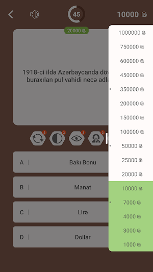 Milyonçu -Azərbaycan Tarixi, Sual Cavab, Söz Oyunu Screenshot 3