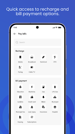 Pixel BillPay | Demo Screenshot 2