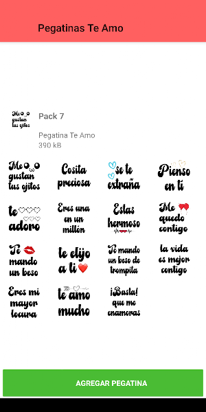 stickers i love you screenshot 5