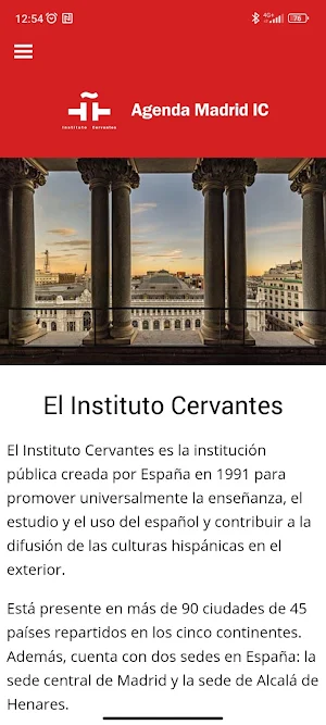 Agenda Madrid IC Screenshot 3