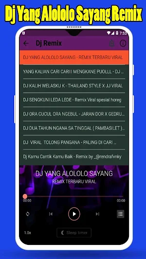 Dj Yang Alololo Sayang Remix Screenshot 3