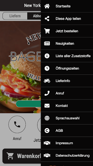 New York Bagels und Bowls Screenshot 2