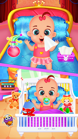 Princess caring baby shower Screenshot 1