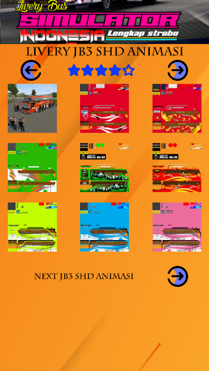 Livery Bus Simulator Indonesia Lengkap Strobo Screenshot 2