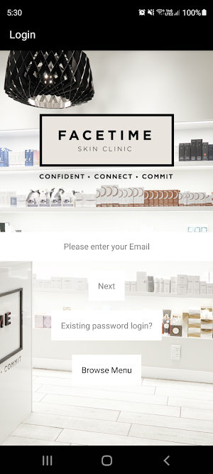 Facetime Skin Clinic Screenshot 0