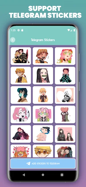 Demon Slayer Stickers - WA Screenshot 3