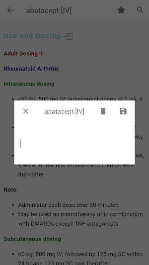 Skyscape Rx - Drug Guide Screenshot 2