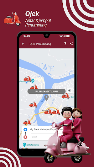 OnDelive - Ojek & Makanan Screenshot 1