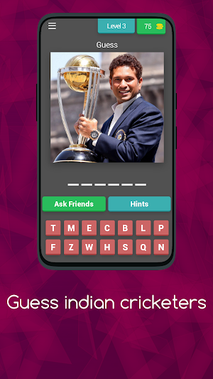 GUESS THE INDIAN CRICKETERS Screenshot 3