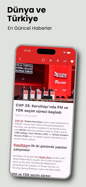 Newhaber: Güncel Haberler Screenshot 3