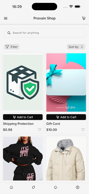 Provain Shop Screenshot 2