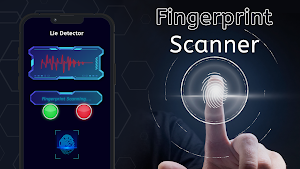 Lie detector fingerprint scann Screenshot 0
