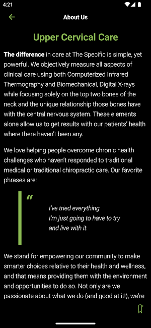 The Specific Centers Screenshot 3