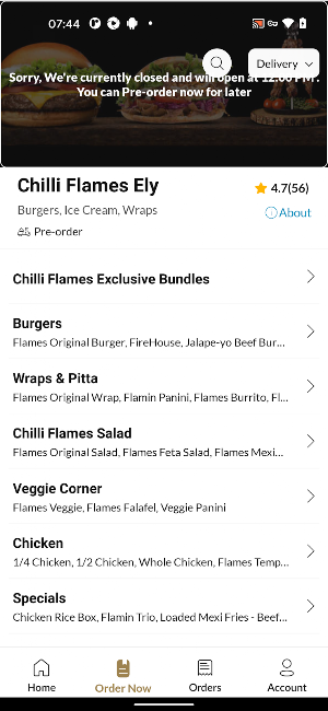Chilli Flames Ely Screenshot 2