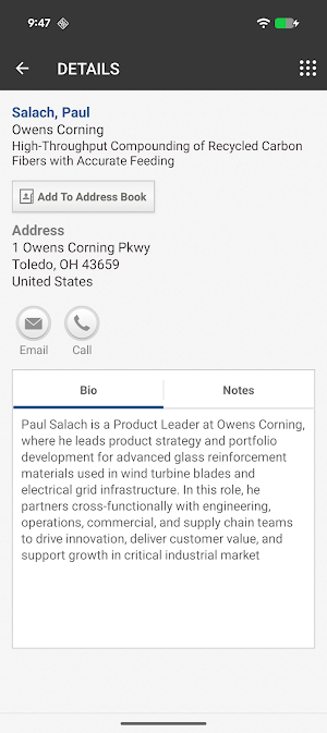 ACMA Thermoplastics Conference Screenshot 2
