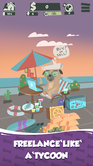 Crypto Pug - Tap and mine Screenshot 1