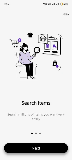 Black shop - Online Shopping Screenshot 1