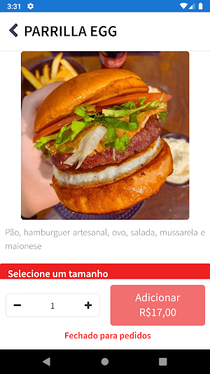 Rhuan Parrilla Burguer Screenshot 1