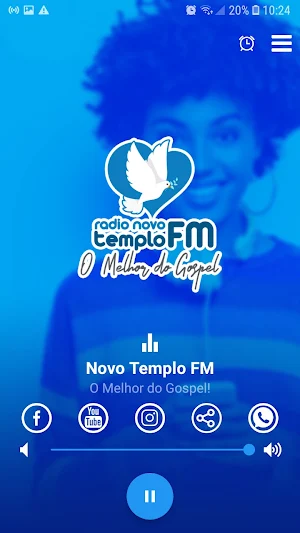 Novo Templo Gospel FM Screenshot 0