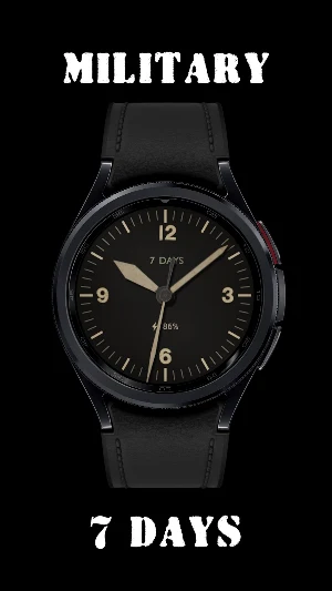 Military Watch Face 04 Screenshot 3