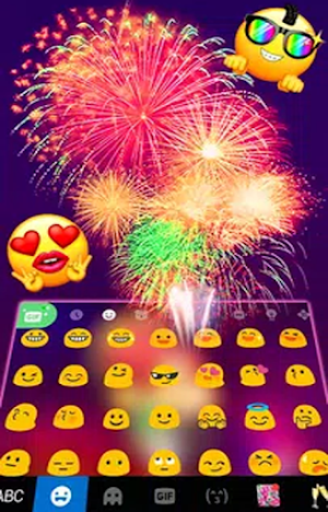 Keyboard Theme Happy New Year Screenshot 2