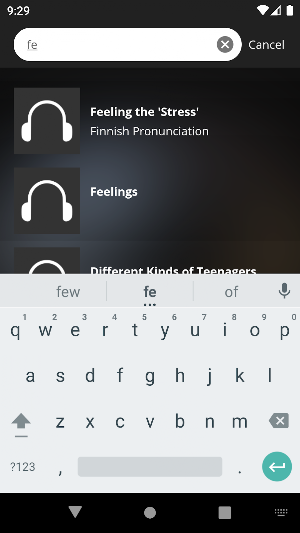 Fast - Speak Finnish Language Screenshot 3