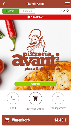 Pizzeria Avanti Screenshot 0