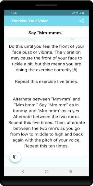 Exercise Your Voice Screenshot 1