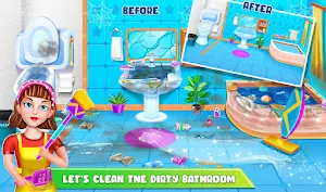 Ideal Home Cleanup for Girls - House Cleaning Game Screenshot 3