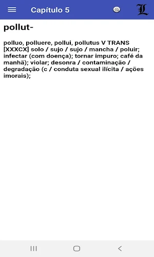 Bíblia paralela em latim / grego / português Screenshot 3