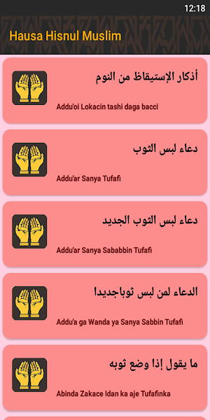 Littafin Hausa Hisnul Muslim Pro Screenshot 1