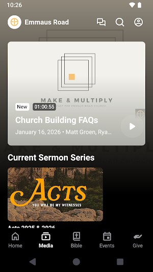 Emmaus Road Church Screenshot 1