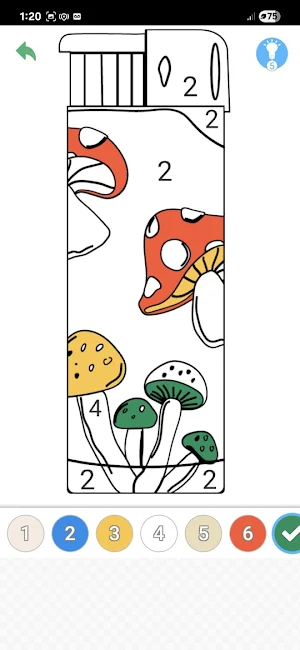 Weed coloring book by number Screenshot 0
