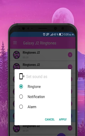 Galaxy J2 ringtone app Screenshot 2