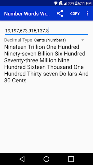 Number Words Writer Lite Screenshot 0