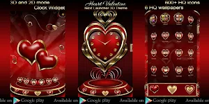 Heart Valentine Dialer theme Screenshot 3