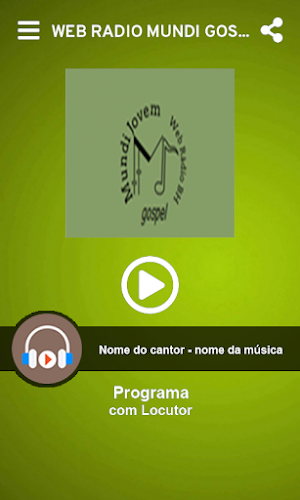 Web rádio mundi gospel Screenshot 0