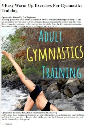 Gymnastics Splits Tutorial Screenshot 0