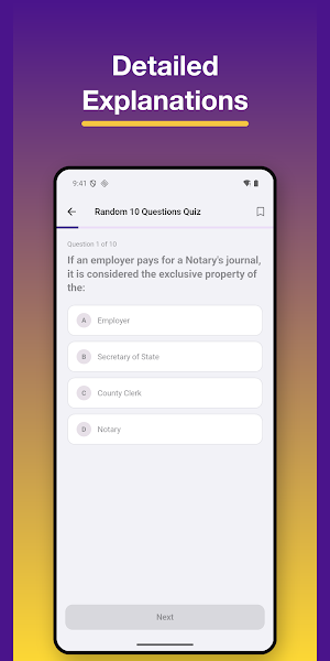 CA Notary Exam Prep 2026 Screenshot 1