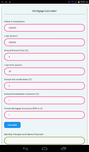 Mortgage Calculator Screenshot 3