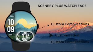 Scenery Plus Watch Face Screenshot 3