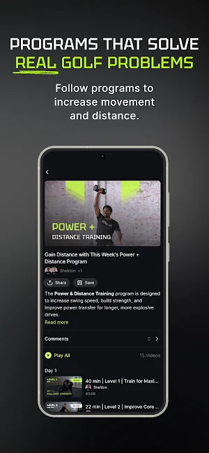 Golf Fit Screenshot 2