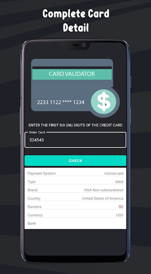 BIN Checker - Card Validator Screenshot 2