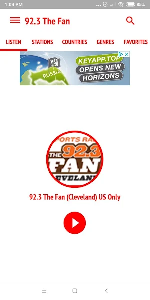 92.3 The Fan Cleveland Screenshot 0