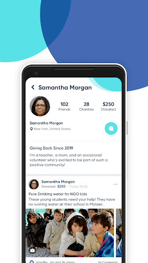 The Giving App Screenshot 1