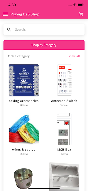 Prayag B2B Shop Screenshot 0