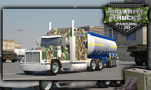 Big Army Trucks Parking 3D Screenshot 3