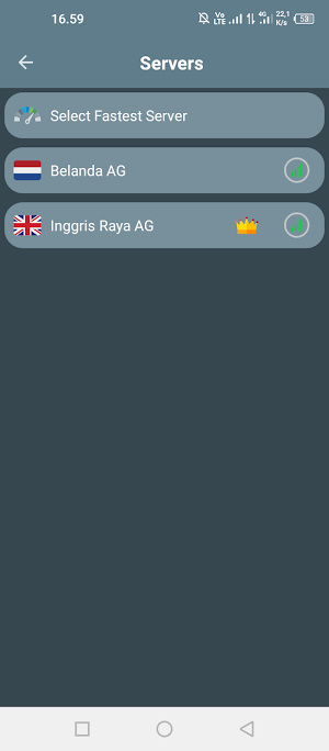 AERO VPN Internet 4G 5G Screenshot 1