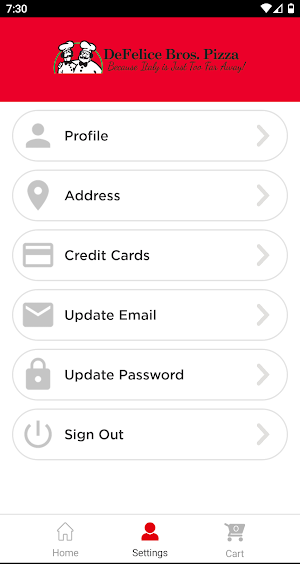 DeFelice Bros Pizza Screenshot 3