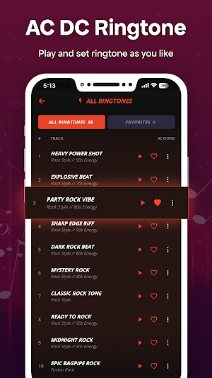 AC DC Ringtone Screenshot 2